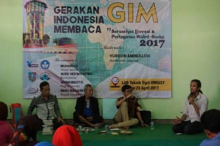 Unhasy Gelar Sarasehan Literasi Dalam Rangka Hari Buku Dunia 2017