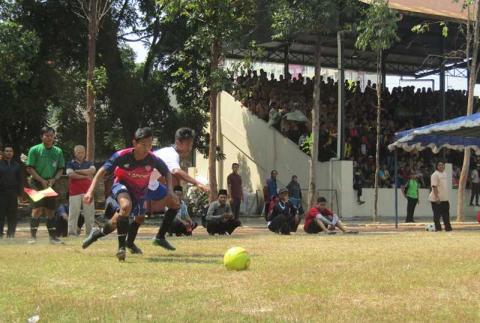 Kesebelasan Walisongo Menangkan Laga Derby Sragen