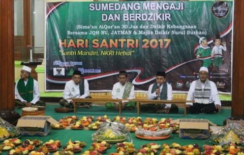 Jelang Hari Santri, Jatman Sumedang Gelar Dzikir Kebangsaan