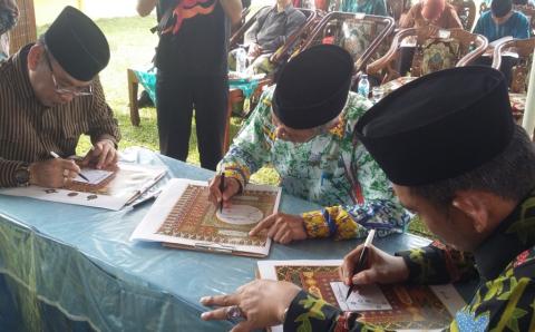 Bupati Awali Penulisan Mushaf Al-Qur’an 30 Juz Kabupaten Pringsewu