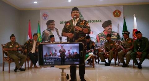 Banser Komitmen Jaga NKRI Walau Susah Beli Pulsa