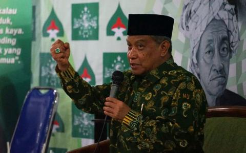Kiai Said Apresiasi Pagar Nusa di Munas dan Konbes NU Lombok