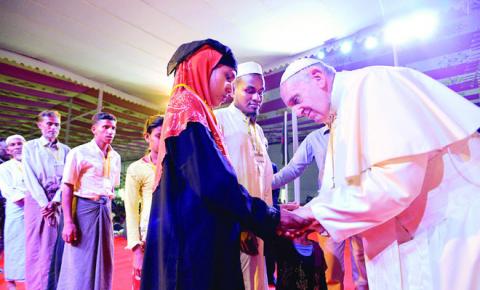 Kunjungi Bangladesh, Paus Fransiskus Bela Muslim Rohingya