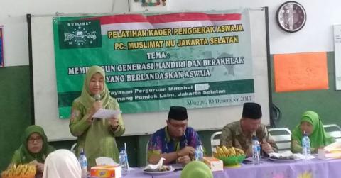 Muslimat NU Jaksel Bekali Daiyah Aswaja Annahdliyah
