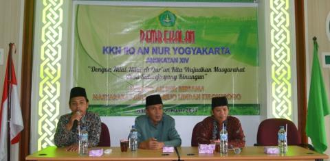 Rektor Harapkan KKN Mahasiswa IIQ An-Nur Yogyakarta Tak Sekadar Formalitas