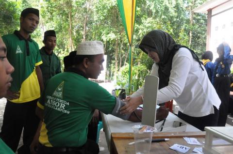 Bank Darah, Cara Ansor Way Kanan Wujudkan Nawa Prasetya