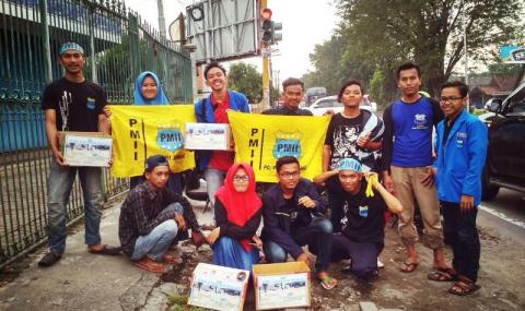 Peduli Korban Banjir, PMII Wahab Hasbullah Jombang Galang Dana