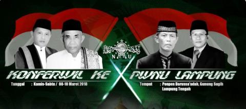 Konferwil NU Lampung Munculkan 21 Calon Anggota AHWA