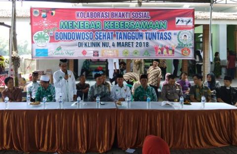 Bantu Warga Kurang Mampu, LKNU Bondowoso Gelar Pengobatan Gratis