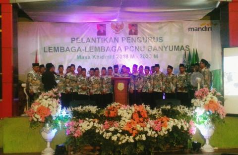 Pengurus Lembaga-lembaga PCNU Banyumas Dilantik