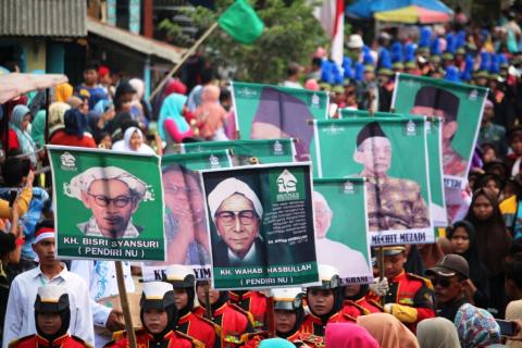 Ribuan Warga Meriahkan Harlah ke-95 NU di Cirebon