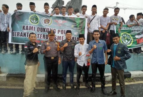 Warga Riau Aksi Damai Dukung Polri Berantas Terorisme dan Radikalisme