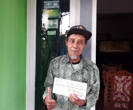 Berkhidmat di LAZISNU, Semangat Pensiunan Ini Patut Dicontoh