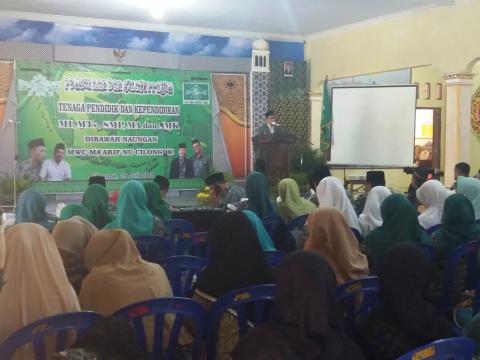Ma’arif NU Gelar Pembinaan Tenaga Pendidik