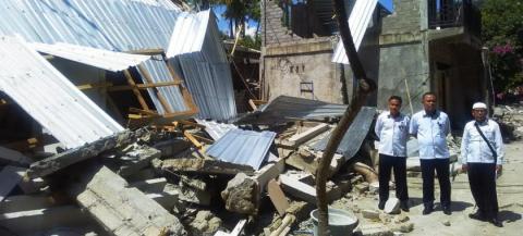 Kemnaker Turut Bantu Warga Terdampak Gempa Lombok