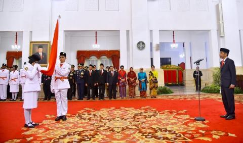 Anggota Paskibraka 2018 Dikukuhkan Presiden