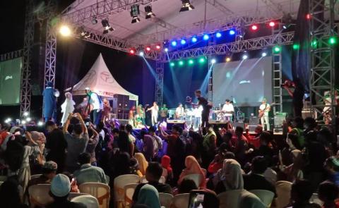 Konser Nissa Sabyan di Kobar Dikawal Ratusan Banser dan Ansor