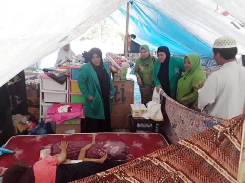Fatayat NU NTB Kunjungi Pesantren Darul Mutaqqin Lombok Utara
