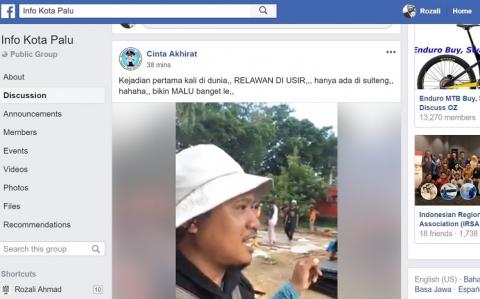 Netizen Palu Kecam Pengusiran Terhadap Relawan