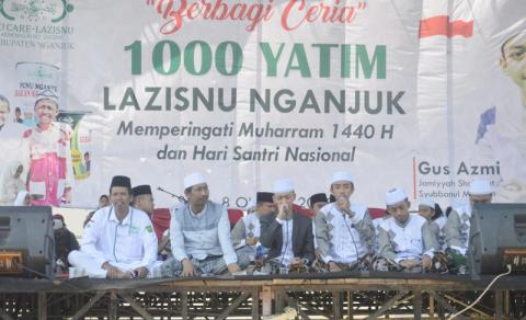 LAZISNU Nganjuk Gelar &#039;Yatim Ceria&#039; Bersama 1000 Anak Yatim