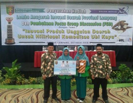 MA Ma'arif NU Keputran Raih Anugerah Inovasi Daerah Provinsi Lampung