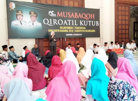 Bupati Bojonegoro Wajibkan Lomba Baca Kitab Bercorak Khas Santri