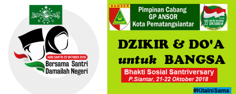 Ansor Pematangsiantar Gelar Santriversary Kita Ini Sama