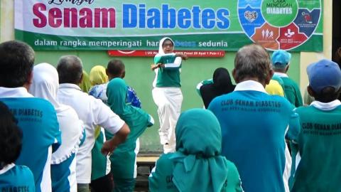 Cegah Kencing Manis, Ratusan Warga Ikuti Senam Diabetes