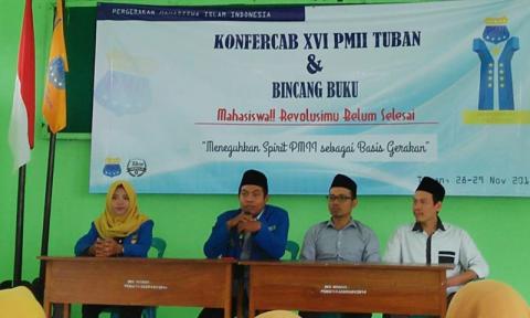 Konfercab XVI, PC PMII Tuban Gelar Bincang Buku