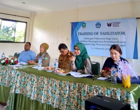 LPBI NU dan Kemendikbud Gelar Training Penanganan Bencana untuk Guru di Sulteng