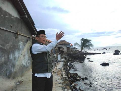 Ketua NU Lampung Tinjau Langsung Lokasi Tsunami