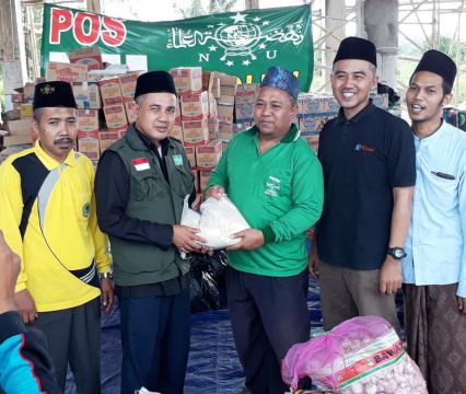 PCNU Pringsewu Kunjungi Pengungsian Korban Tsunami Lampung Selatan
