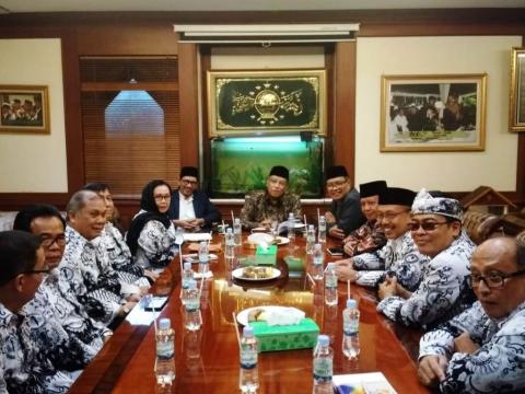 PBNU dan PGRI Bahas Kesamaan Jaga NKRI