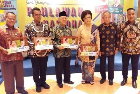 Komik KH Wahid Hasyim dan Dewi Sartika Diluncurkan