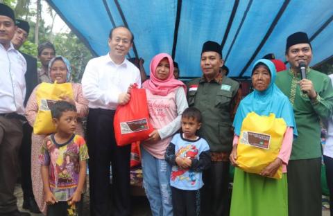 NU Peduli Serahkan Bantuan untuk 370 Warga Tanjungjaya Pandeglang