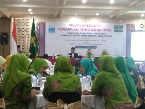 Lindungi Perempuan, PP Muslimat NU Gelar Pelatihan Kader Perempuan Penggerak Desa
