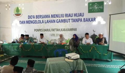 Hijaukan Lahan Gambut, BRG dan LPPNU Riau Gelar Doa Bersama