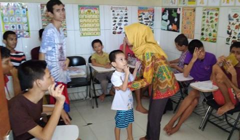 Praktik Literasi Al-Qur’an Anak Berkebutuhan Khusus Al-Achsaniyyah Kudus