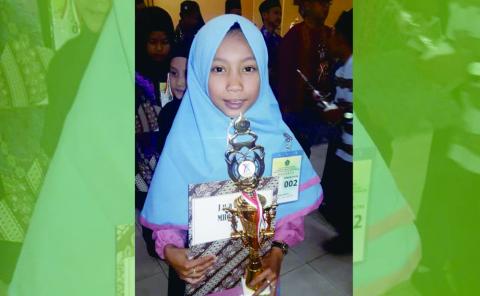 Juara MHQ, Putri Aruta Wakili Kalteng Maju Tingkat Nasional