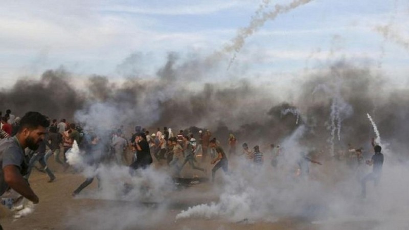 Ratusan Warga Palestina Terluka Akibat Tembakan Israel di Gaza
