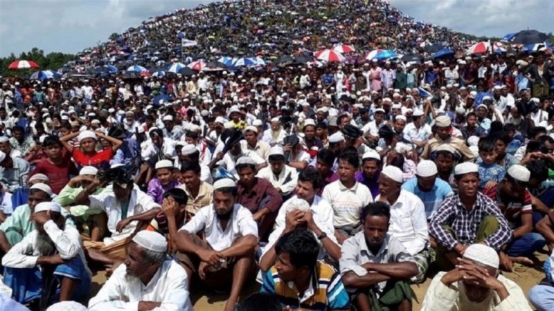 Peringati 2 Tahun Hari Genosida, 200.000 Warga Rohingya Unjuk Rasa di Bangladesh