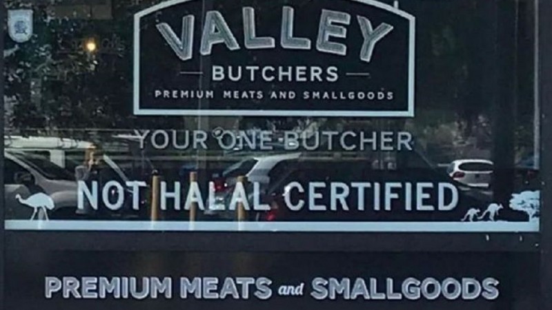 Toko Daging di Australia Diprotes karena Tulisan ‘Bersertifikat Non-Halal’