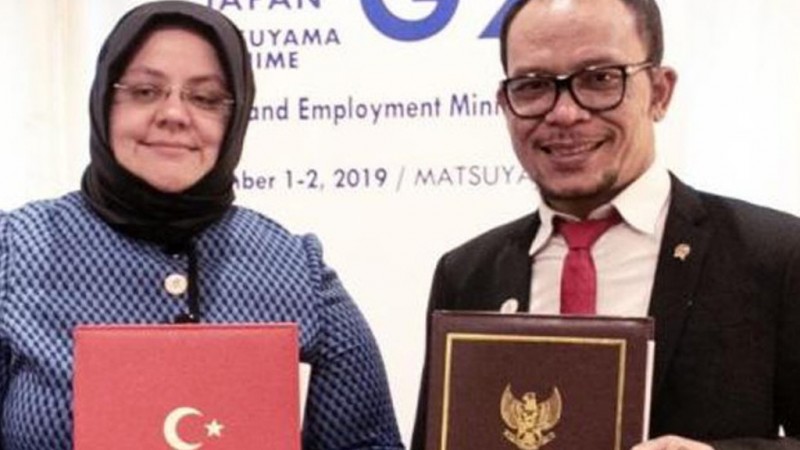 Indonesia-Turki Tandatangani MoU Kerja Sama Ketenagakerjaan