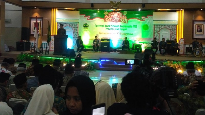 Festival Anak Shaleh Jateng, Santri TPQ Semangatkan Cinta Indonesia