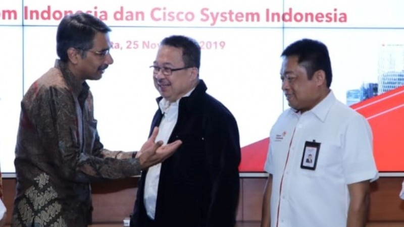 Siap Kembangkan National Digital Platform, Telkom Jajaki Kerja Sama Strategis dengan Cisco