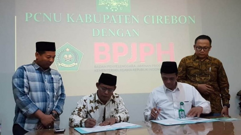 PCNU Cirebon Teken Kerja Sama dengan Badan Halal Kemenag