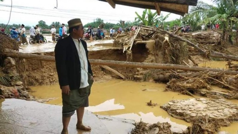 Banjir Bandang, 96 Pesantren-Majelis Taklim di Lebak Rusak Berat