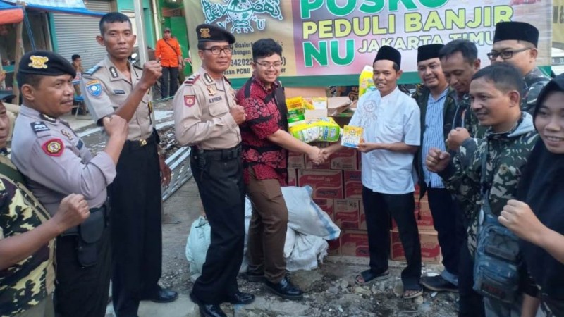 3 Posko Didirikan NU Jakarta Timur untuk Korban Banjir 