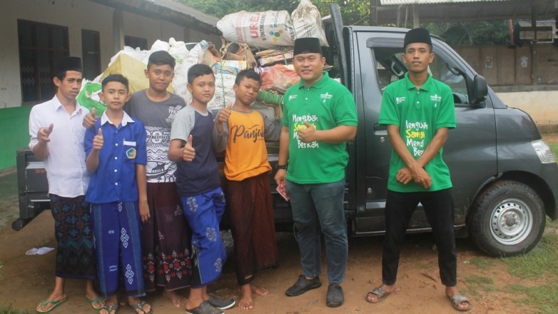 Pemuda Ansor di Tulang Bawang Dirikan Bank Sampah Ansoruna Jaya