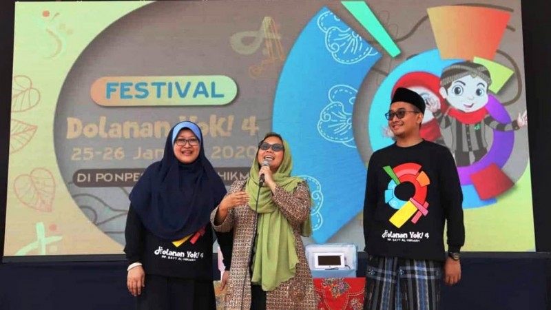 Alissa Wahid Semangati Festival Permainan Rakyat di Pasuruan
